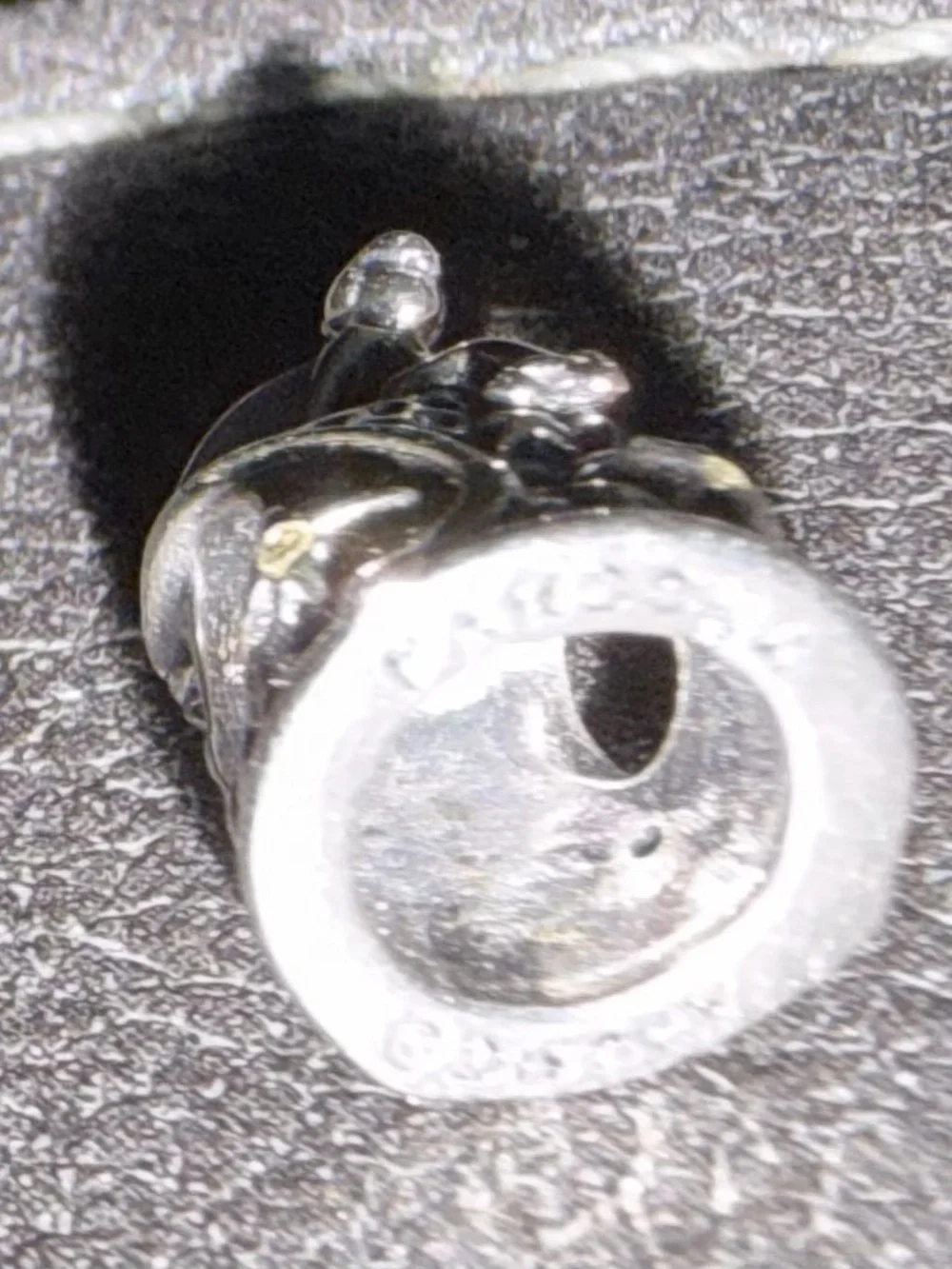 Pandora Sterling Silver Tinker Bell Charm Bead in Silver and Teal